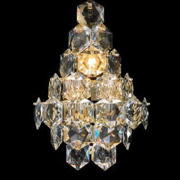 7808WSGD  Glacier Type Wall Sconce Finish Gold - Dreamart Gallery