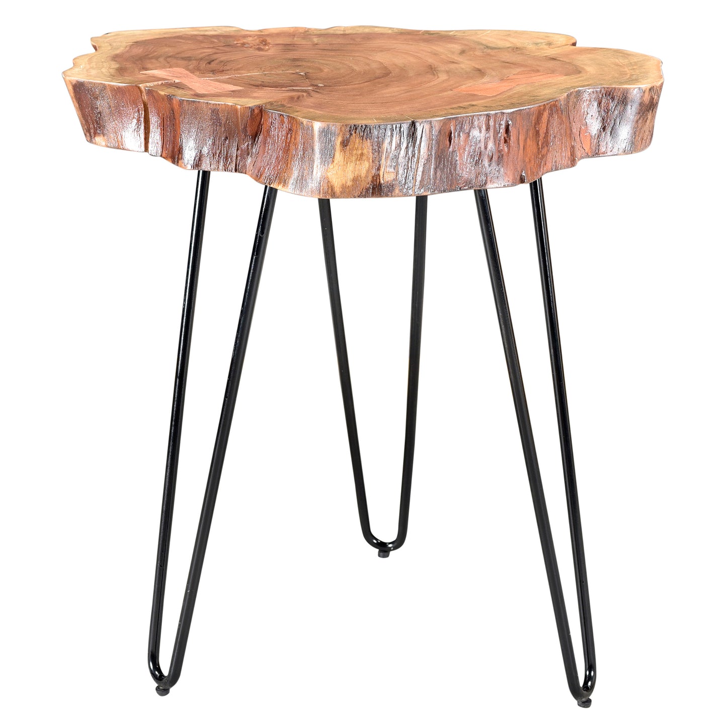 Nila Accent Table in Natural - Dreamart Gallery
