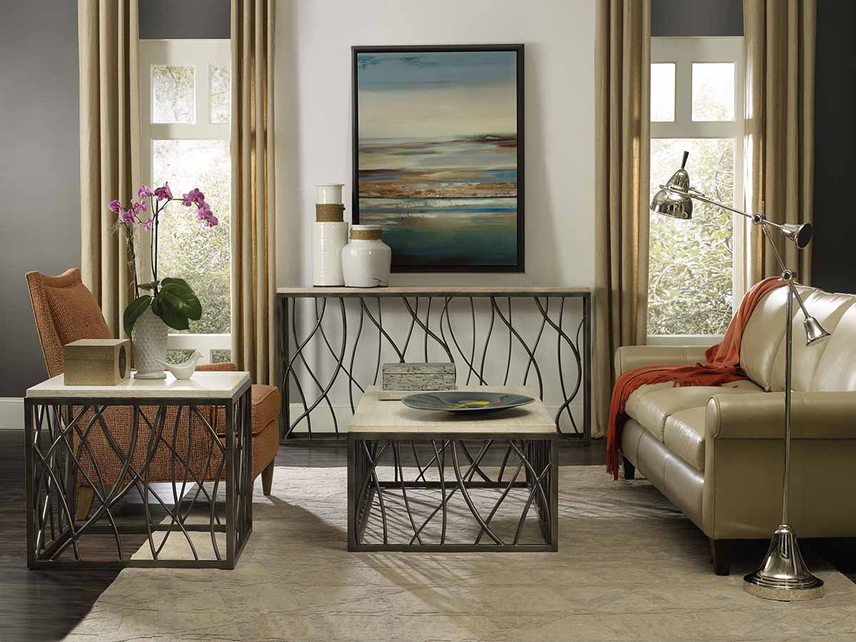 Hooker Furniture Living Room End Table - Dreamart Gallery