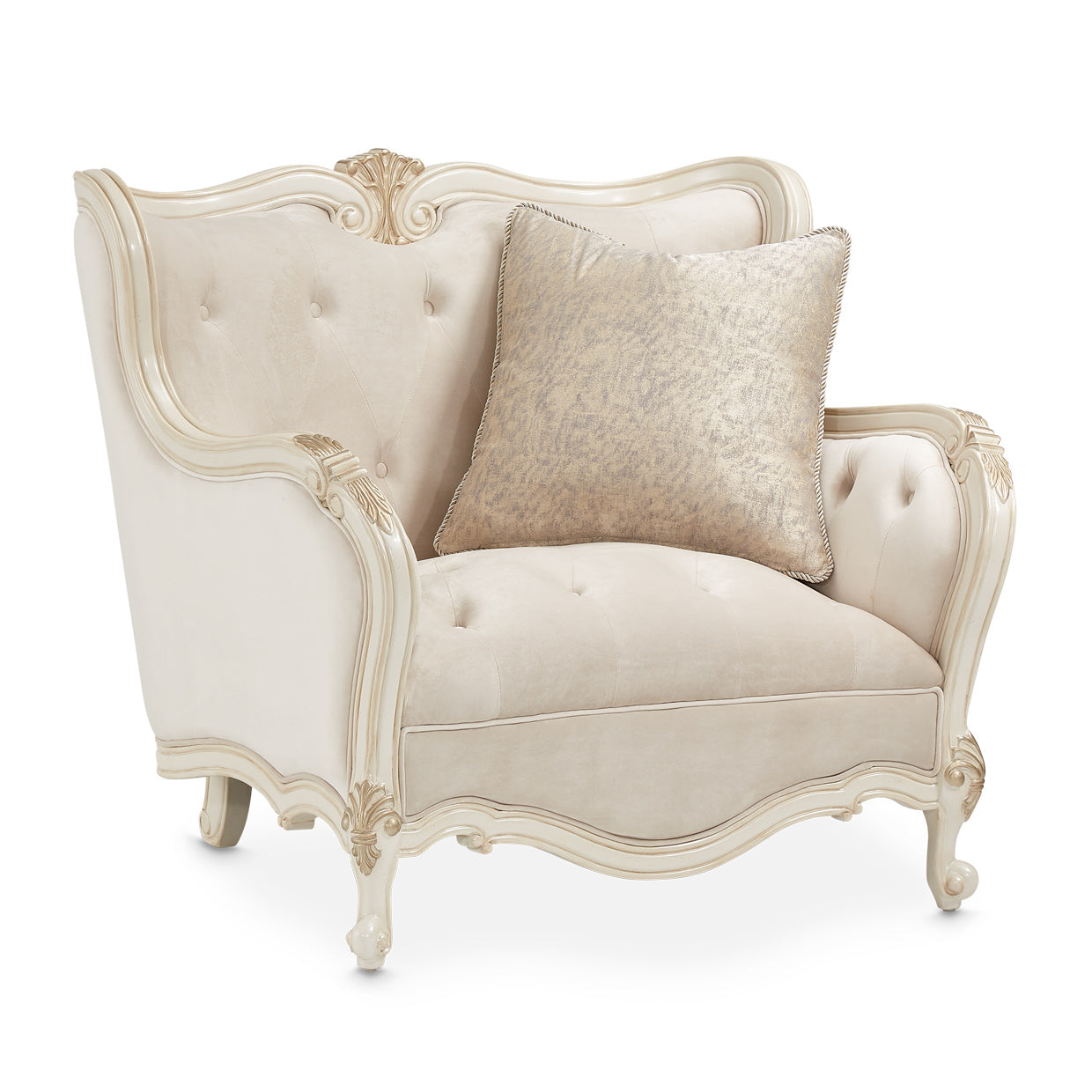 LAVELLE-CLASSIC PEARL Lavelle Chair And A Half Ivory Classic Pearl - Dream art Gallery