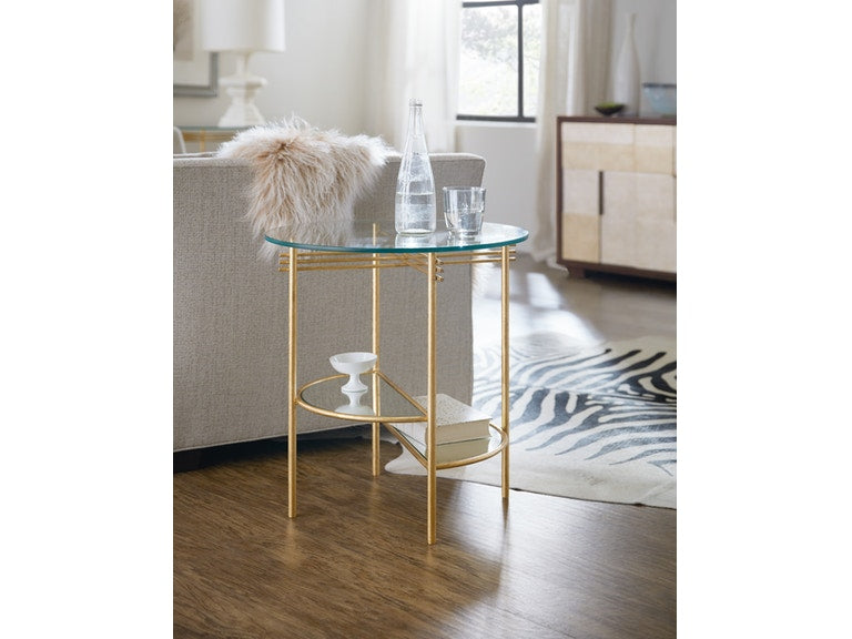 Hooker Furniture Living Room Well Balanced Round End Table - Dreamart Gallery