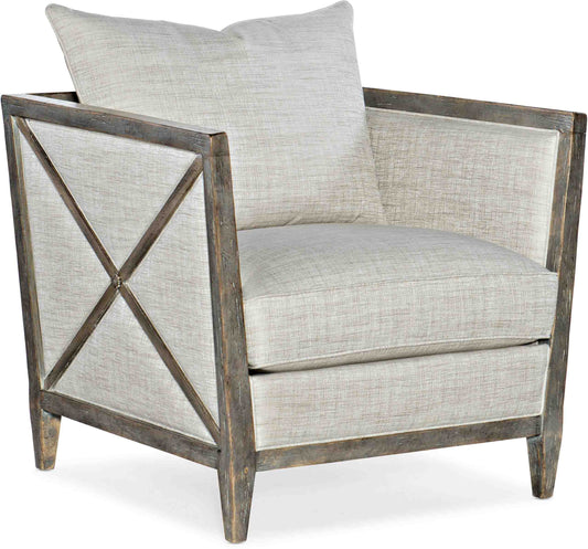 Hooker Furniture Living Room Sanctuary Prim Lounge Chair - Dreamart Gallery