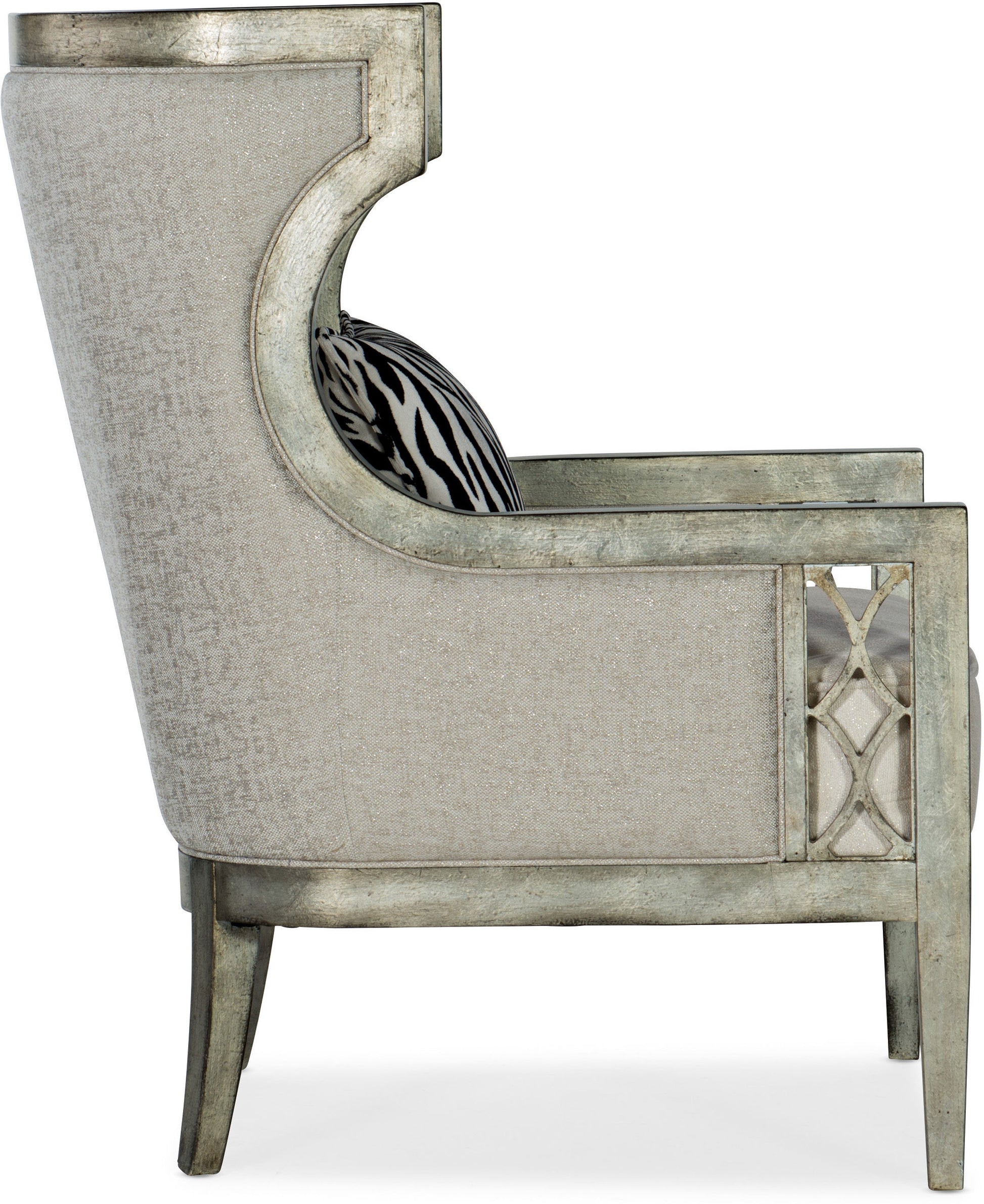 Hooker Furniture Living Room Sanctuary Debutant Wing Chair - Dreamart Gallery