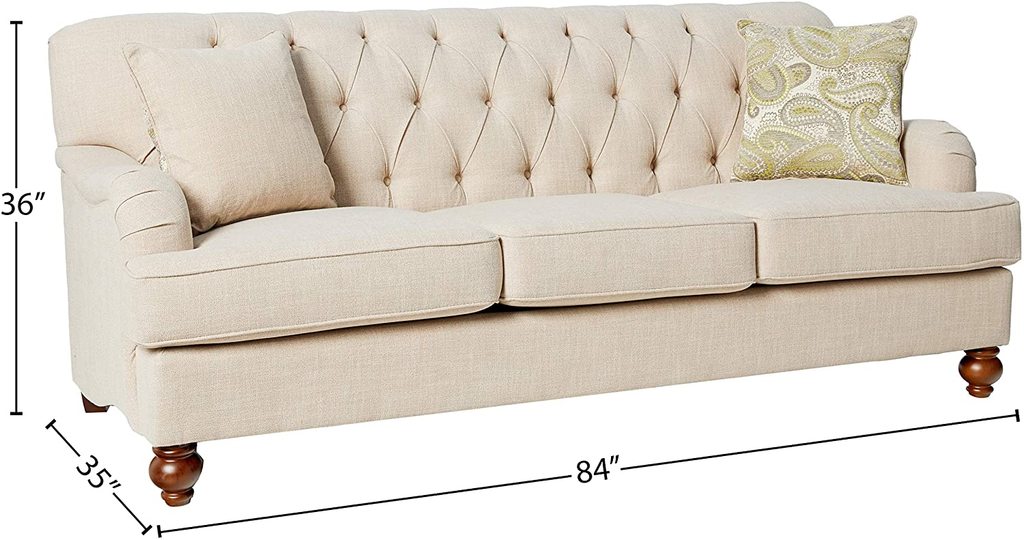 8380-3 Sofa Natural Linen-like - Dreamart Gallery