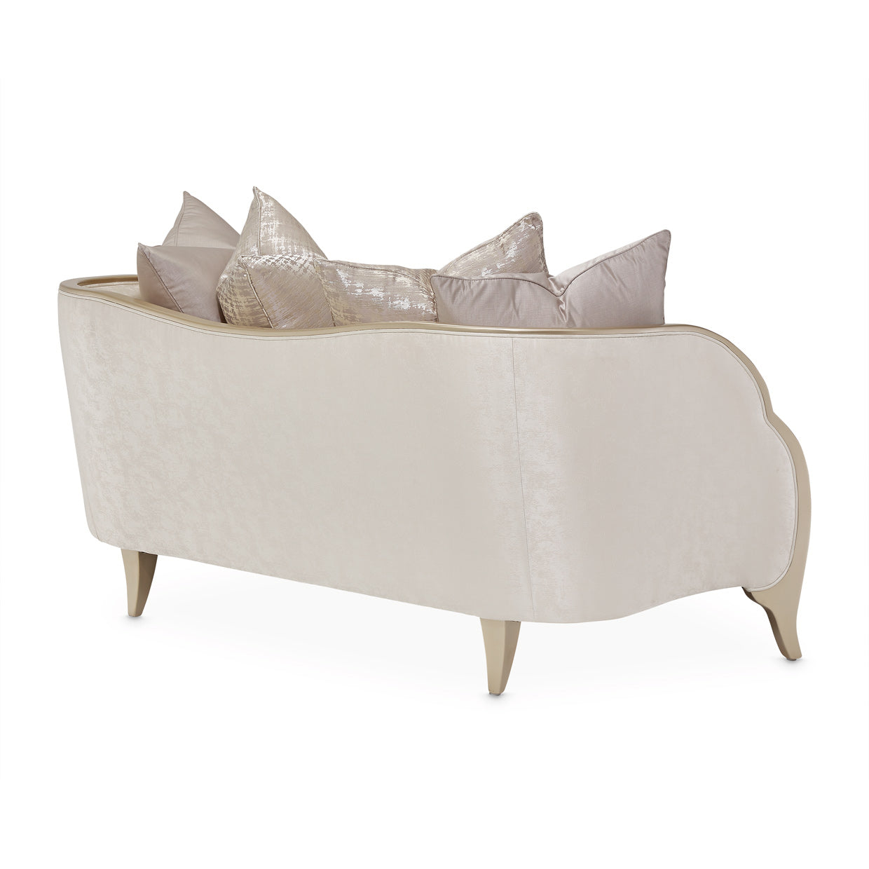 Loveseat CLDWH Chardonnay, Comfort, Elegance, Home décor, Exquisite charm, Timeless style, Sophistication, Luxury seating, Plush cushions, Sleek finish, Relaxation, Refined beauty, Allure, Chic design, dream art, Michael amini