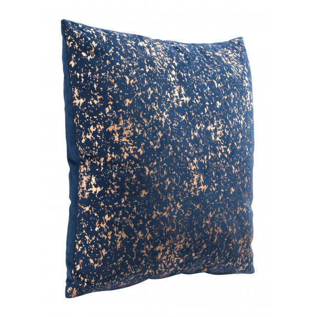 Night Pillow Blue & Gold - Dreamart Gallery