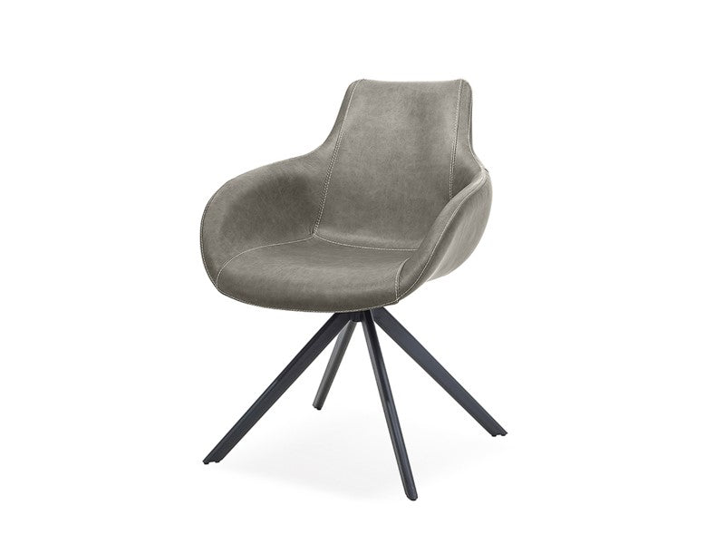 August dining chair gray - Dreamart Gallery