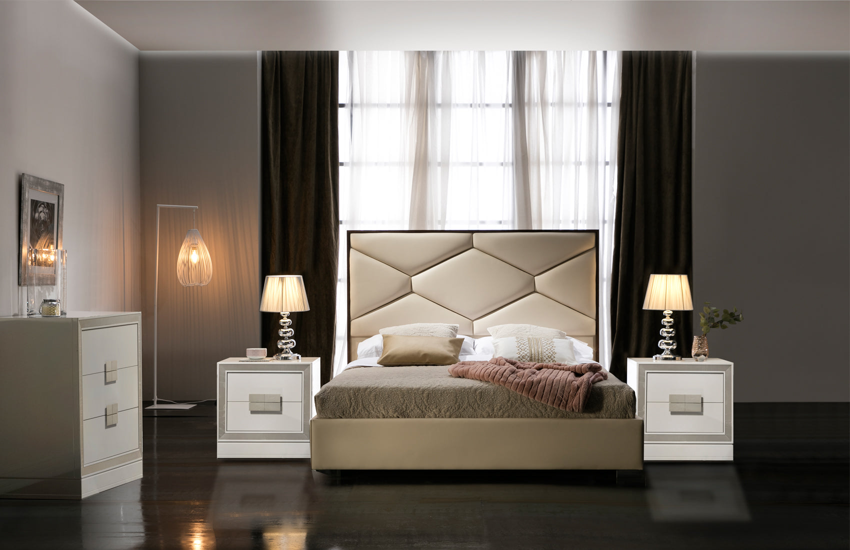 Martina bed with Storage by Dupen Spain - Dreamart Gallery