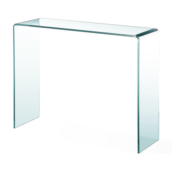 Bent Glass Console Table - Dreamart Gallery