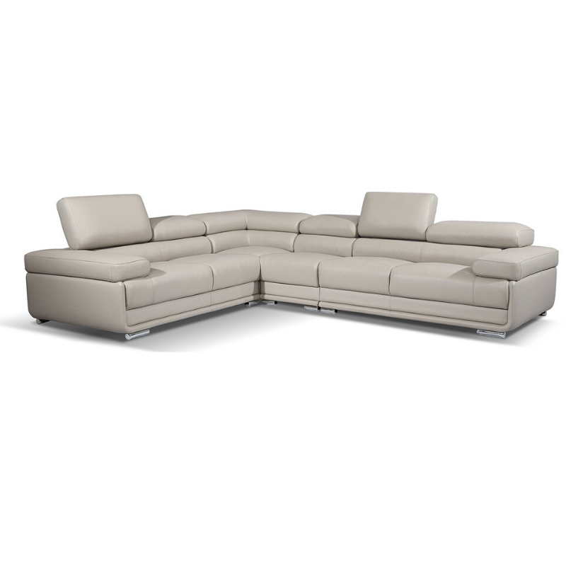 Collection: ESF Extravaganza Collection Sectional light gray - Dreamart Gallery