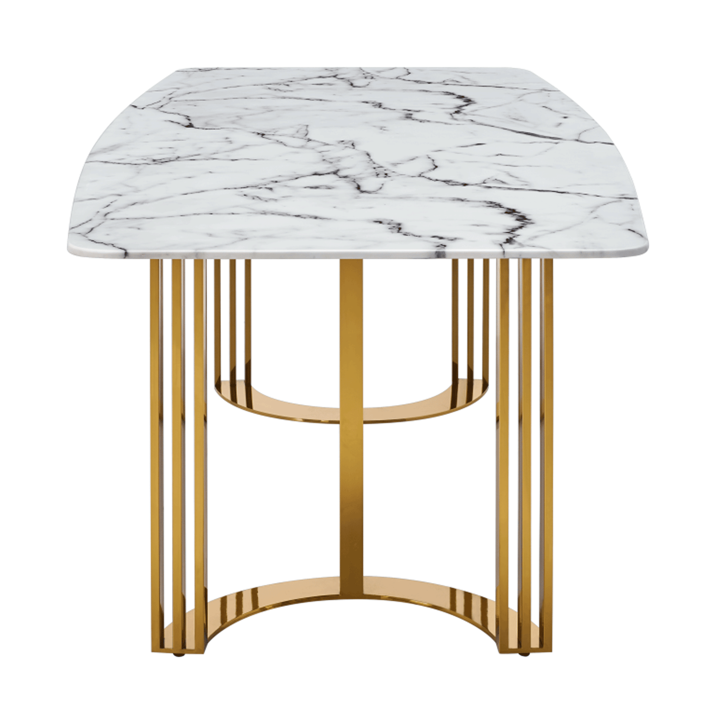 Gold Marble Dining Table - Dream art Gallery