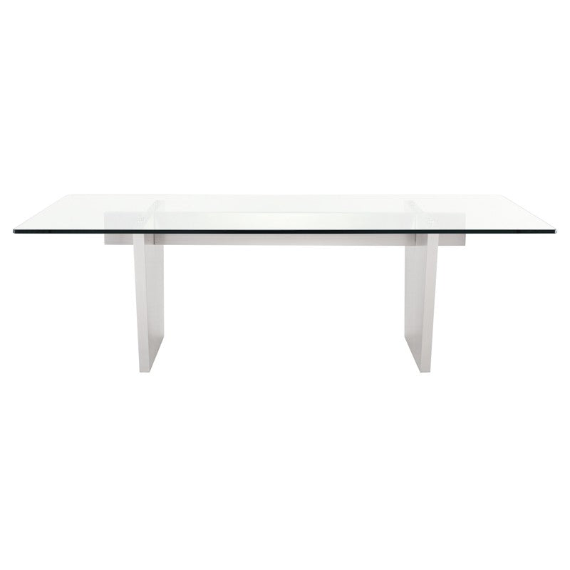AIDEN DINING TABLE GLASS - Dreamart Gallery