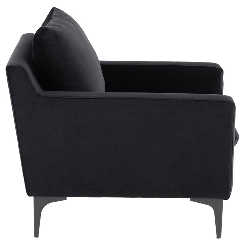 ANDERS OCCASIONAL CHAIR BLACK - Dreamart Gallery
