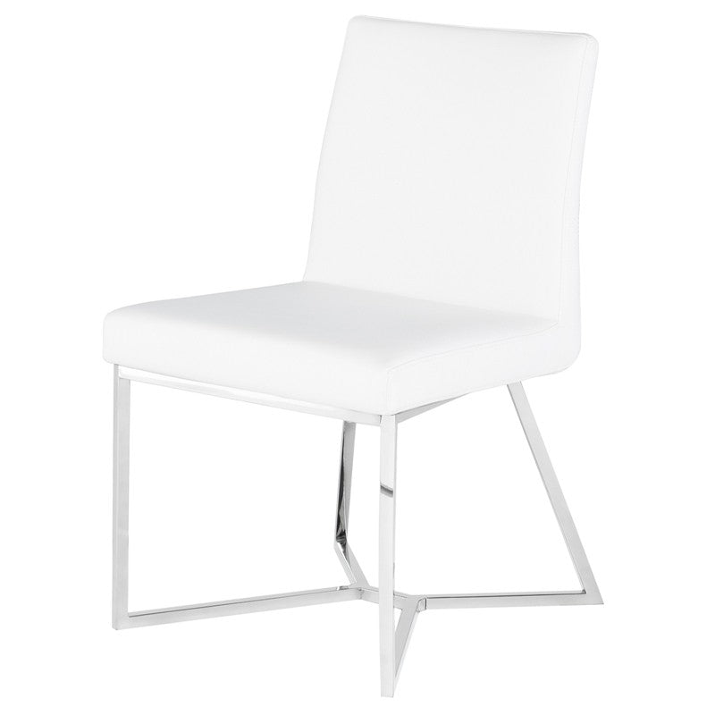 PATRICE DINING CHAIR WHITE - Dreamart Gallery