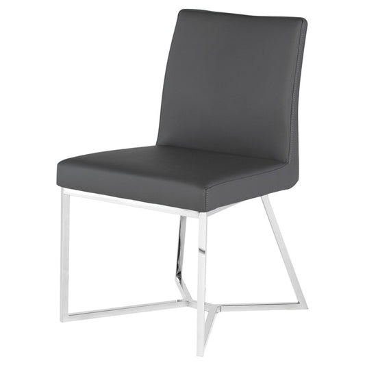 PATRICE DINING CHAIR GREY - Dreamart Gallery