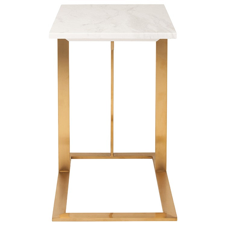 DELL SIDE TABLE WHITE - Dreamart Gallery