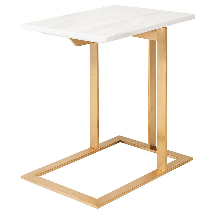 DELL SIDE TABLE WHITE - Dreamart Gallery