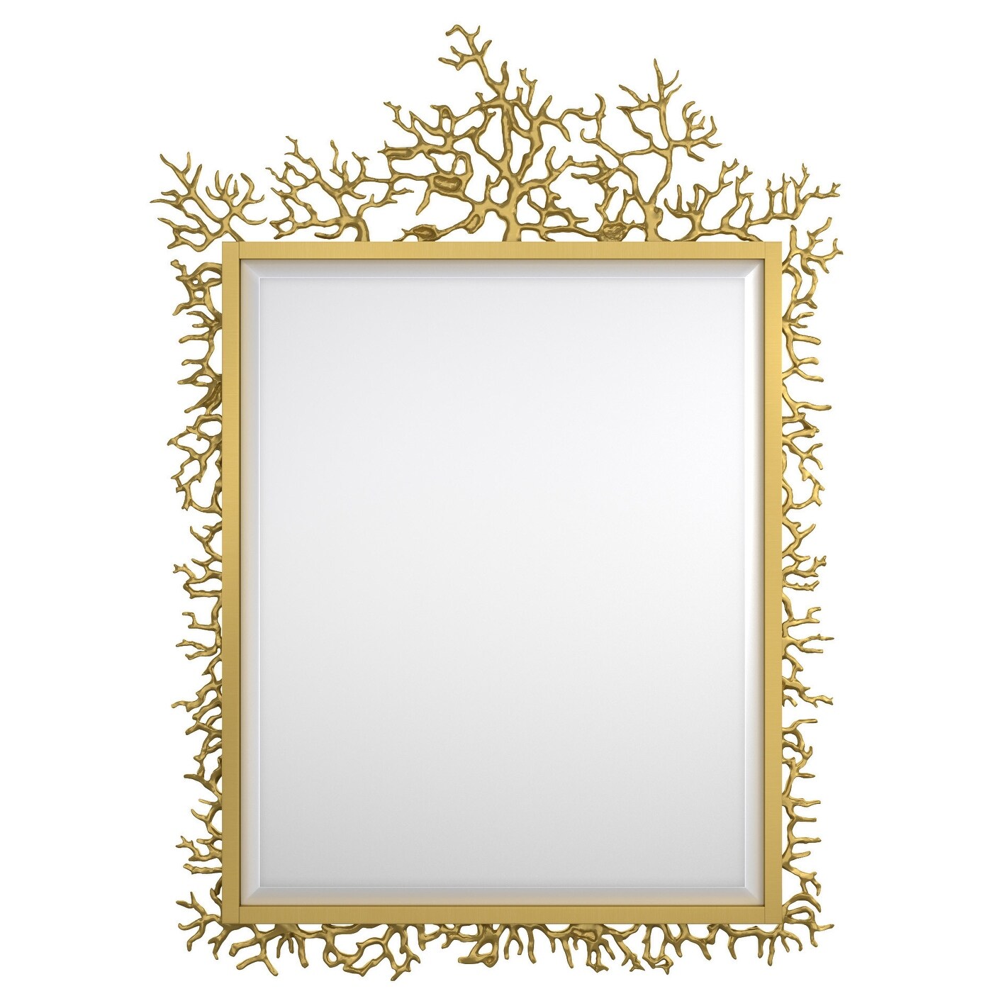 1586-90003-1 Twiggy Accent Mirror from the Cynthia Rowley - Gold - Dreamart Gallery