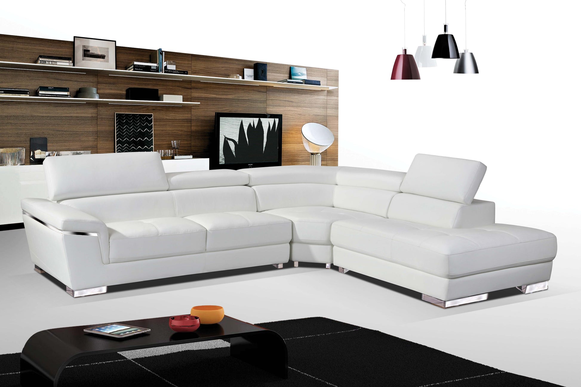 Collection: ESF Extravaganza Collection Sectional white - Dreamart Gallery
