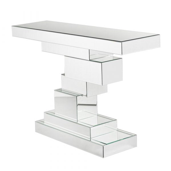 Mirror Console Table (Irregular Base) - Dreamart Gallery