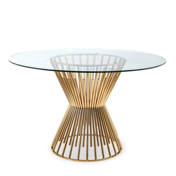 Monti Gold Dining Table - Dreamart Gallery