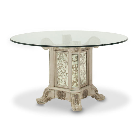 PLATINE DE ROYALE CHAMPAGNE Round Dining Table - Dream art Gallery