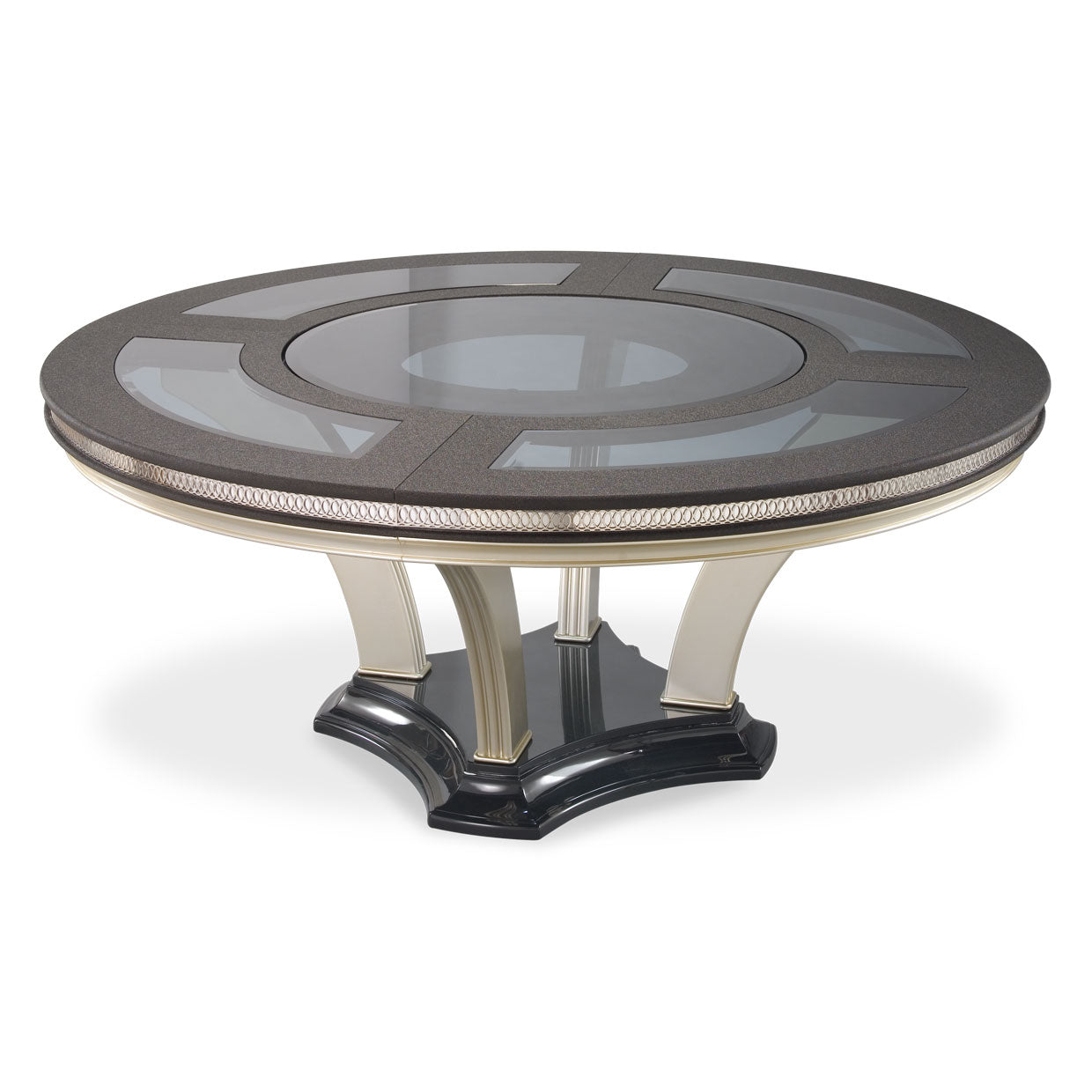 HOLLYWOOD SWANK Round Dining Table - Dreamart Gallery