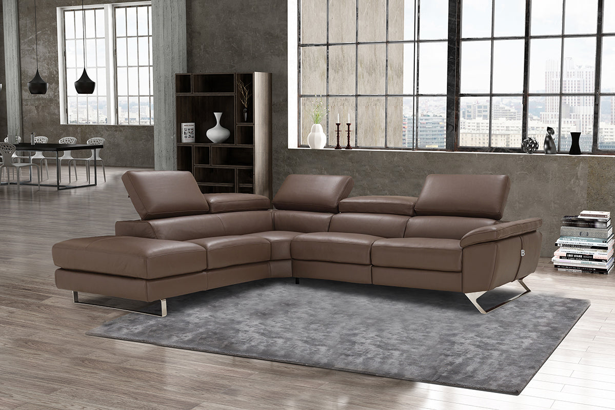 Natalia sectional brown - Dreamart Gallery