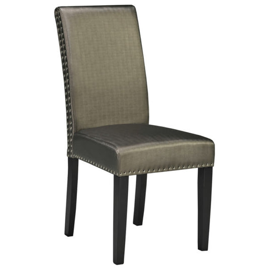Scarpa Bronze Leatherette Dining Chair - Dreamart Gallery