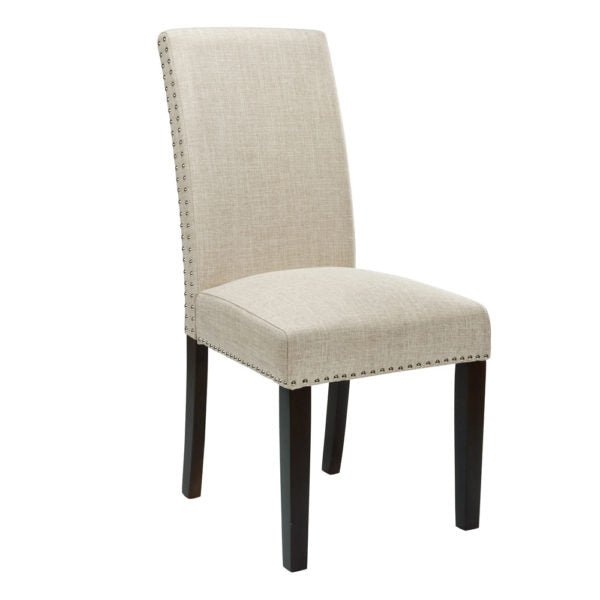 Scarpa Beige Fabric Dining Chair - Dreamart Gallery