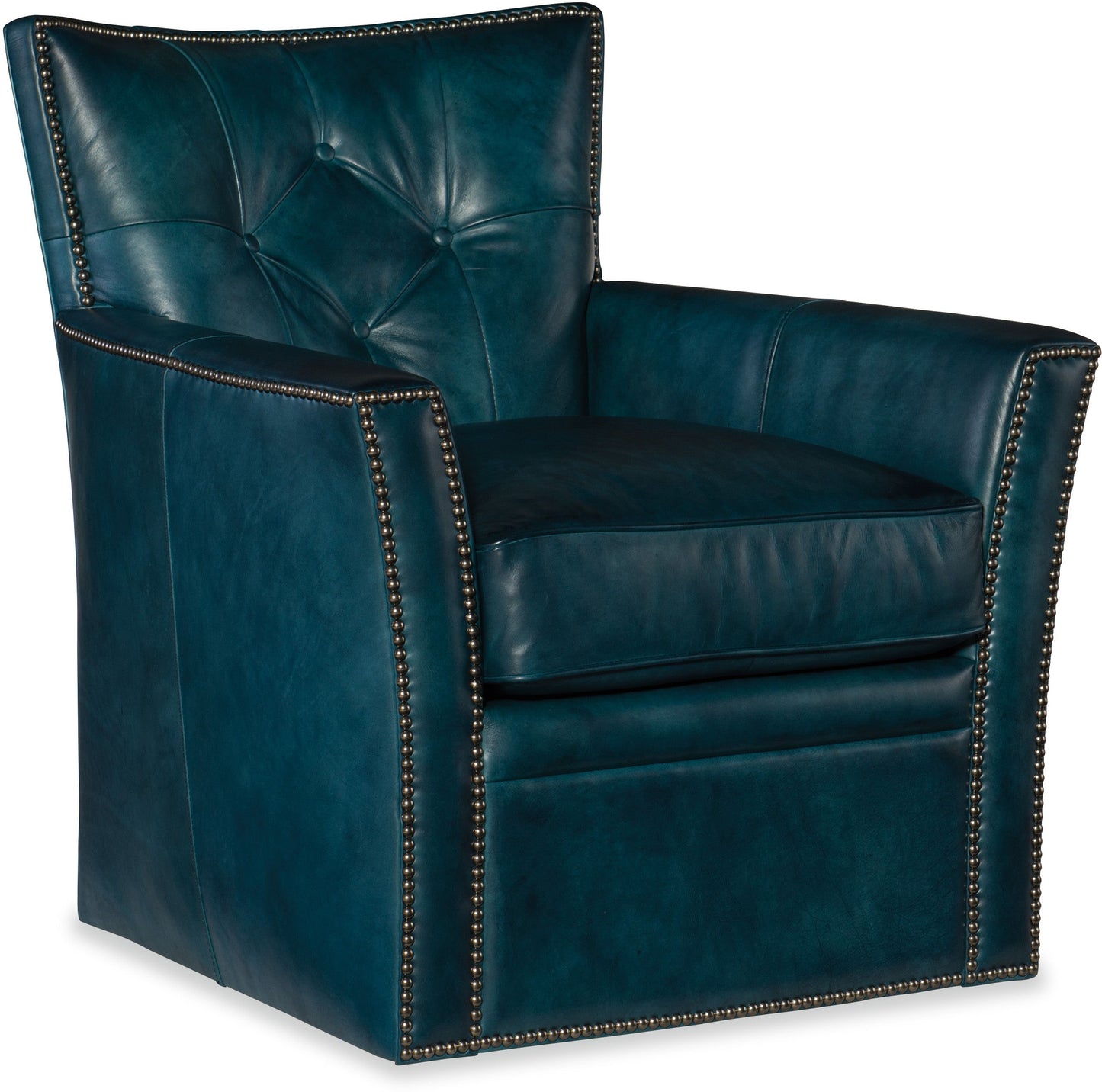 Hooker Furniture Living Room Conner Swivel Club Chair - Dreamart Gallery