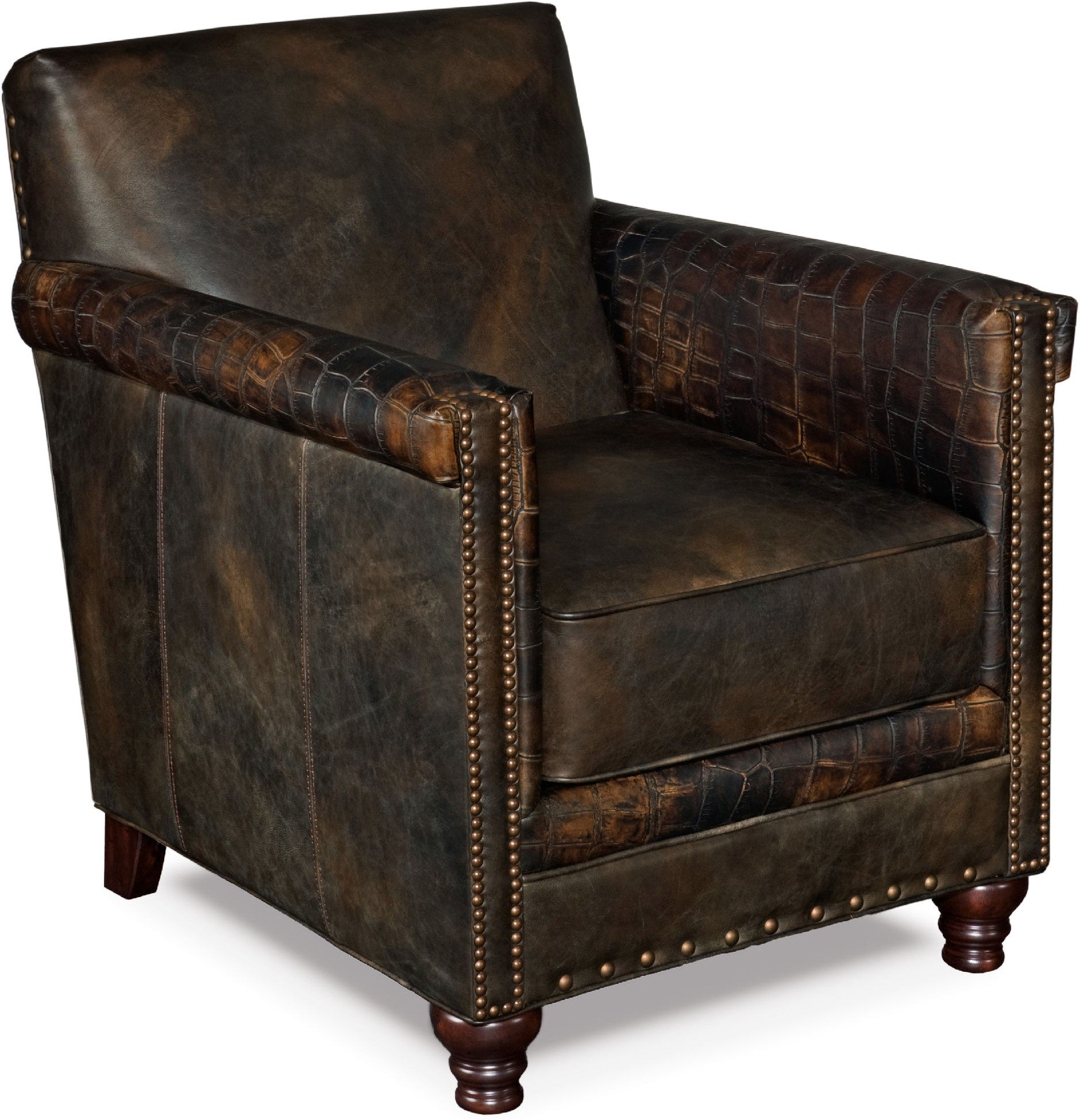 Hooker Furniture Living Room Potter Club Chair - Dreamart Gallery
