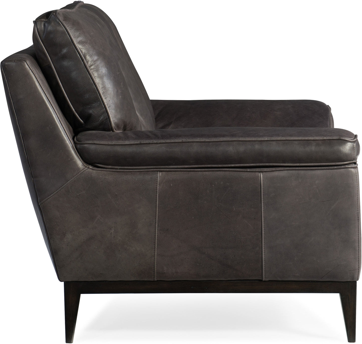 Hooker Furniture Living Room Kandor Leather Stationary Chair - Dreamart Gallery